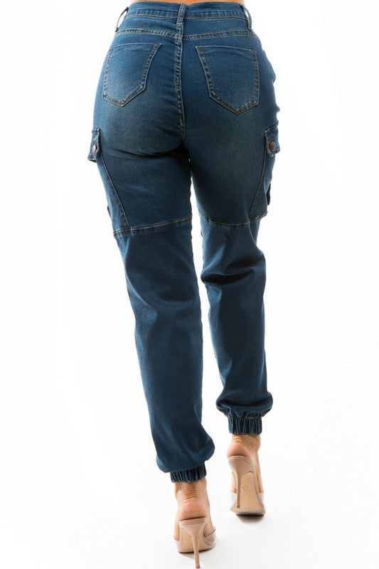 Loose Jogger Fit Denim high rise Jeans