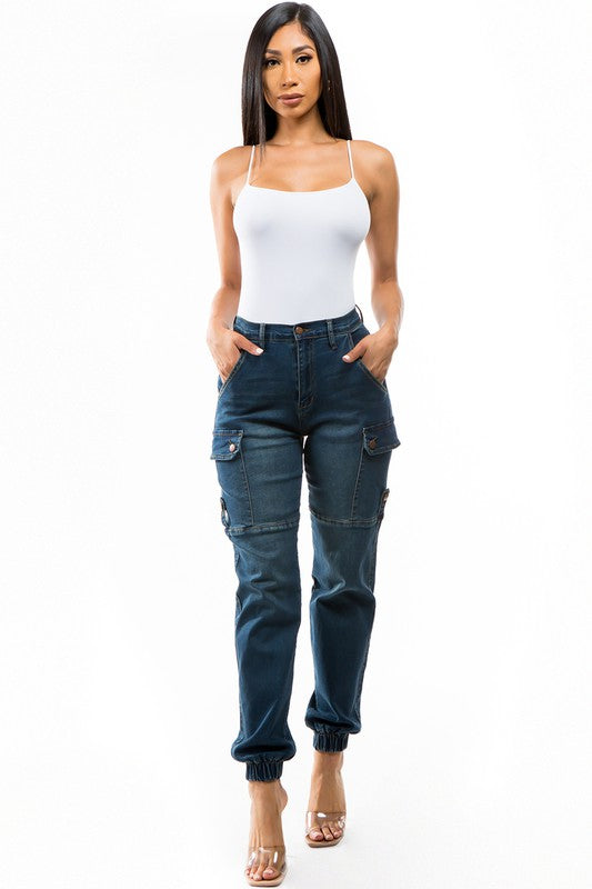Loose Jogger Fit Denim high rise Jeans
