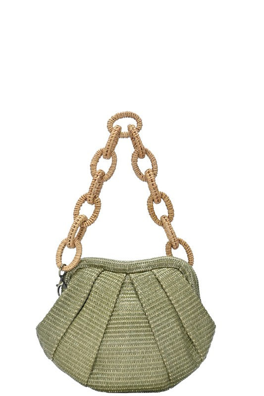 Scallop Shape Crossbody Bag