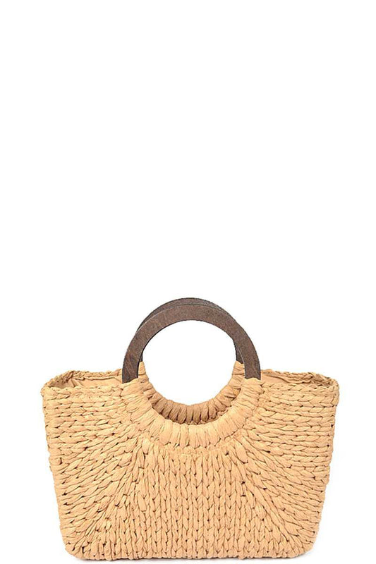 fashion straw design tote bag