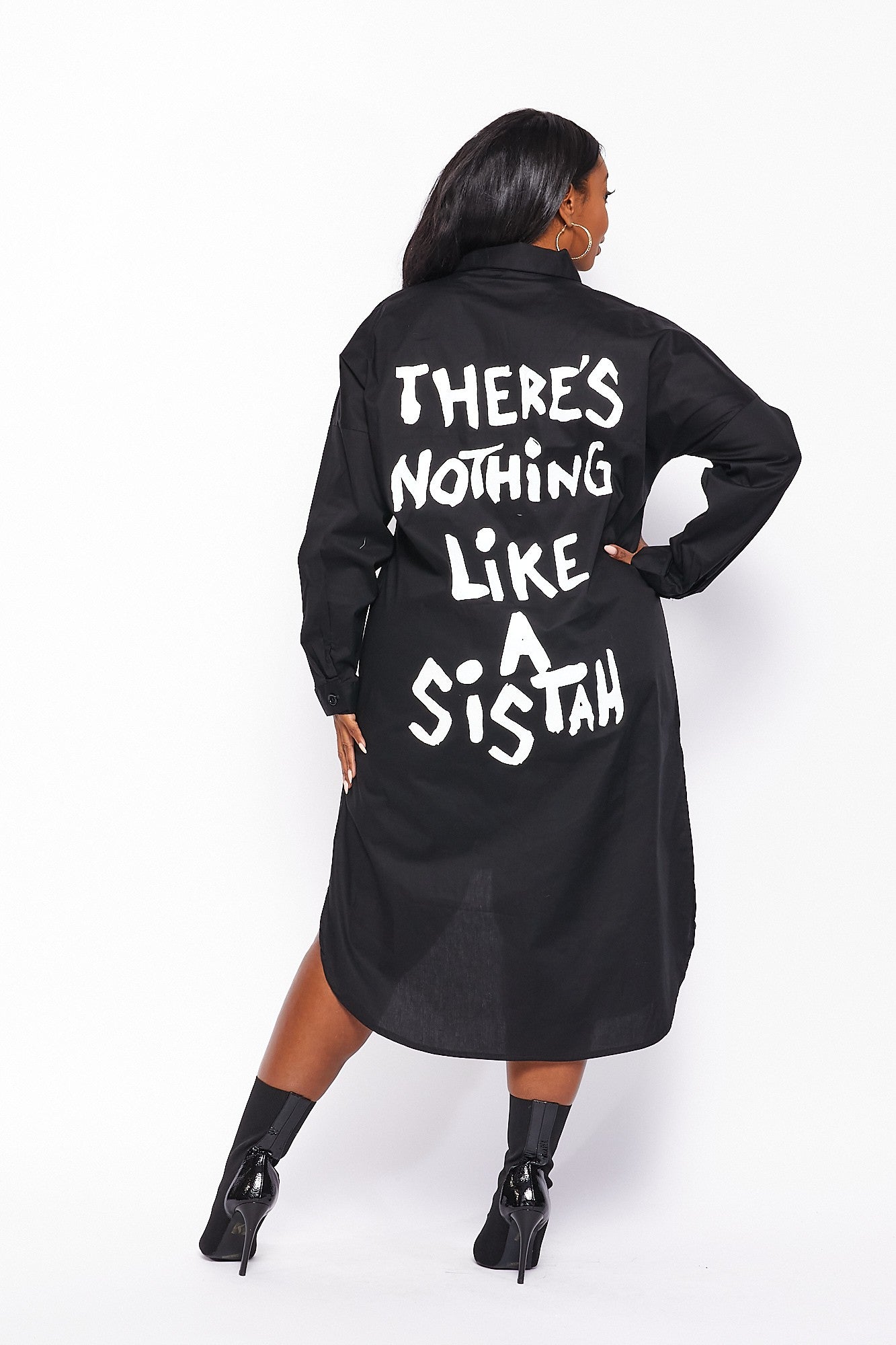 There's Nothing Like A Sistah Shirt Dress - Plus