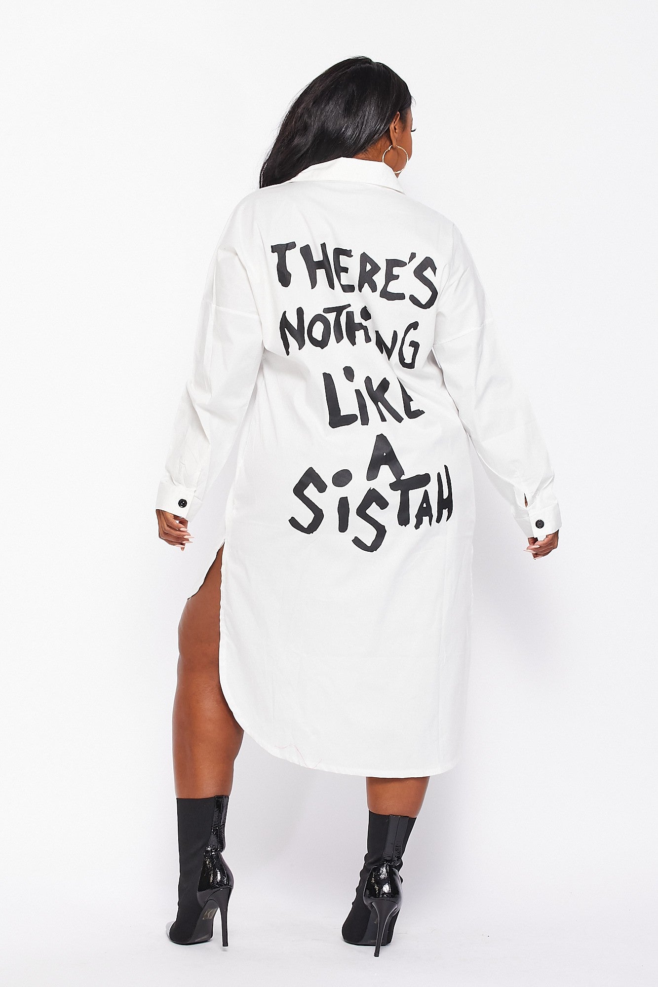There's Nothing Like A Sistah Shirt Dress - Plus