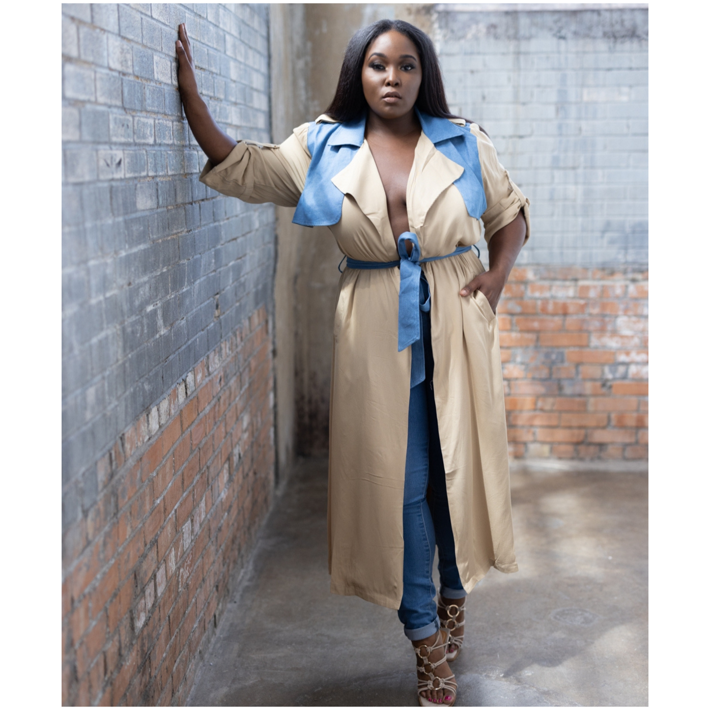 Denim Lightweight Jacket/Blazer